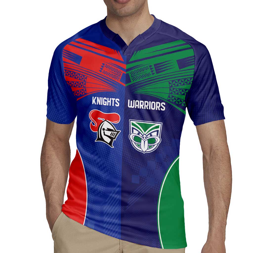 Custom Warriors-Knights Rugby Jersey Together Sporty Style