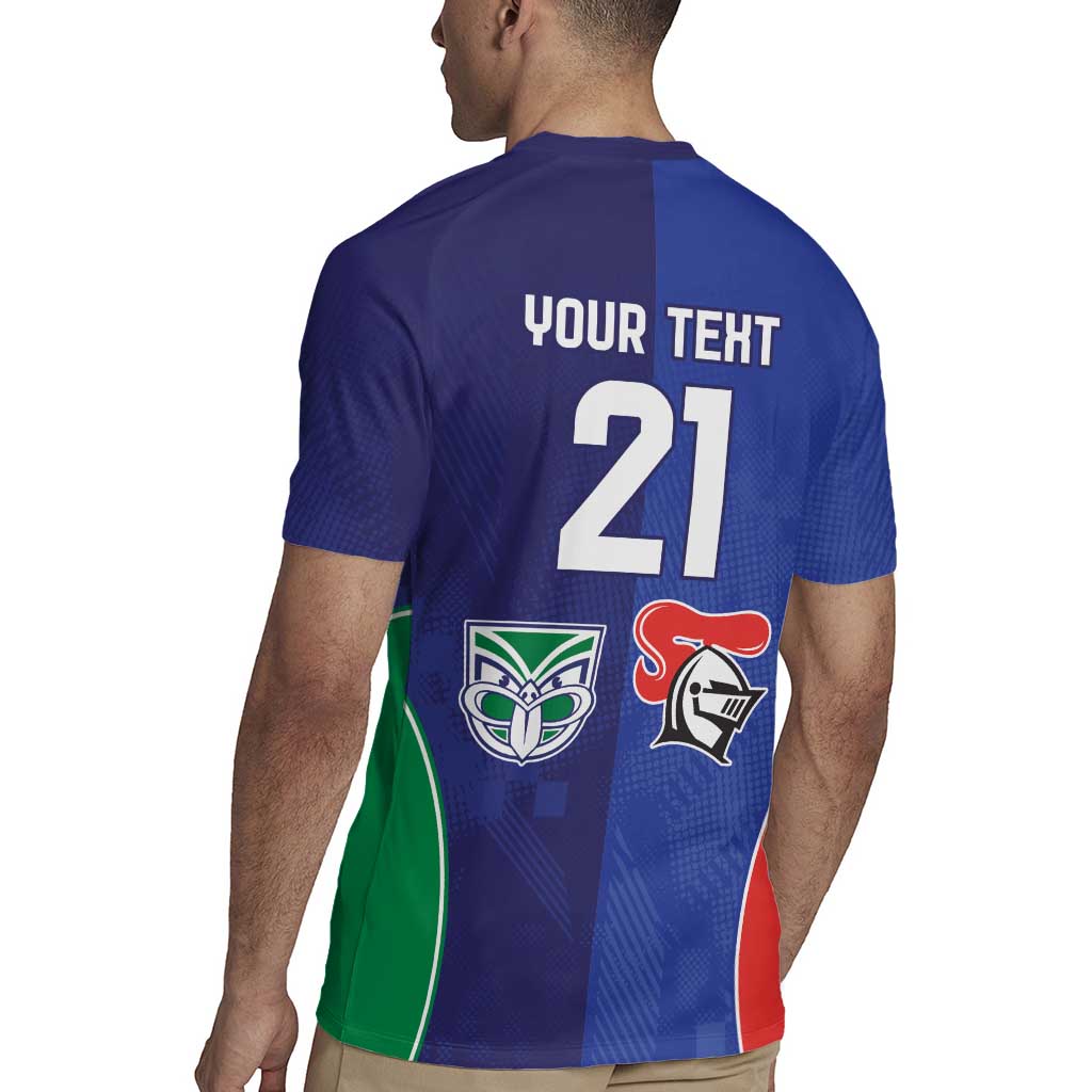 Custom Warriors-Knights Rugby Jersey Together Sporty Style