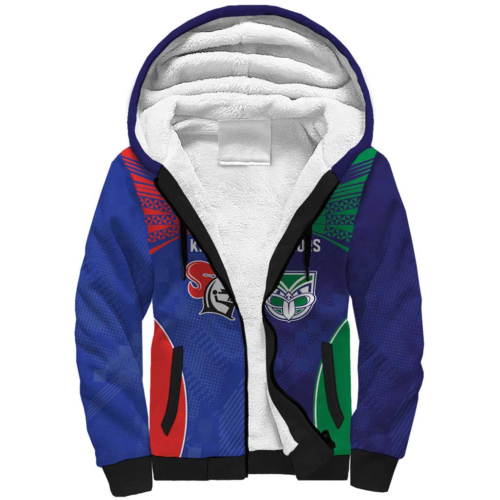 Custom Warriors-Knights Sherpa Hoodie Together Sporty Style