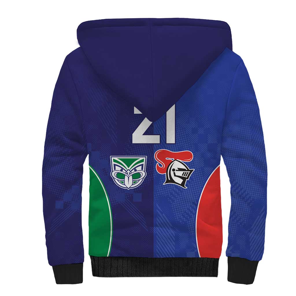 Custom Warriors-Knights Sherpa Hoodie Together Sporty Style