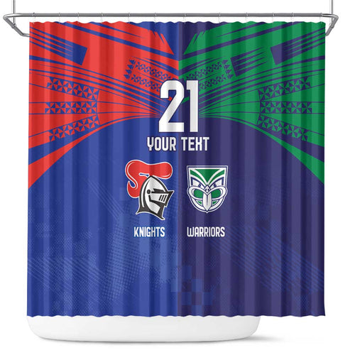 Custom Warriors-Knights Shower Curtain Together Sporty Style