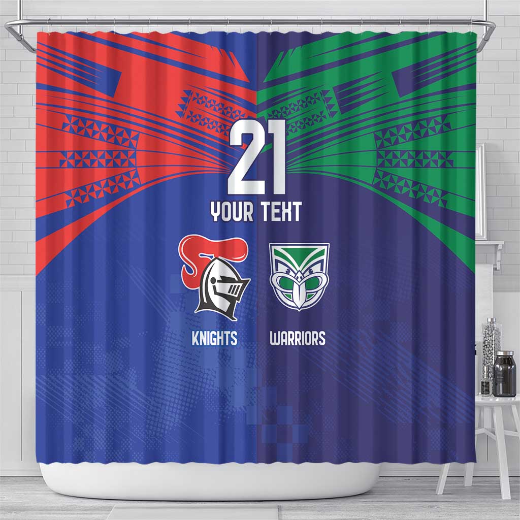 Custom Warriors-Knights Shower Curtain Together Sporty Style