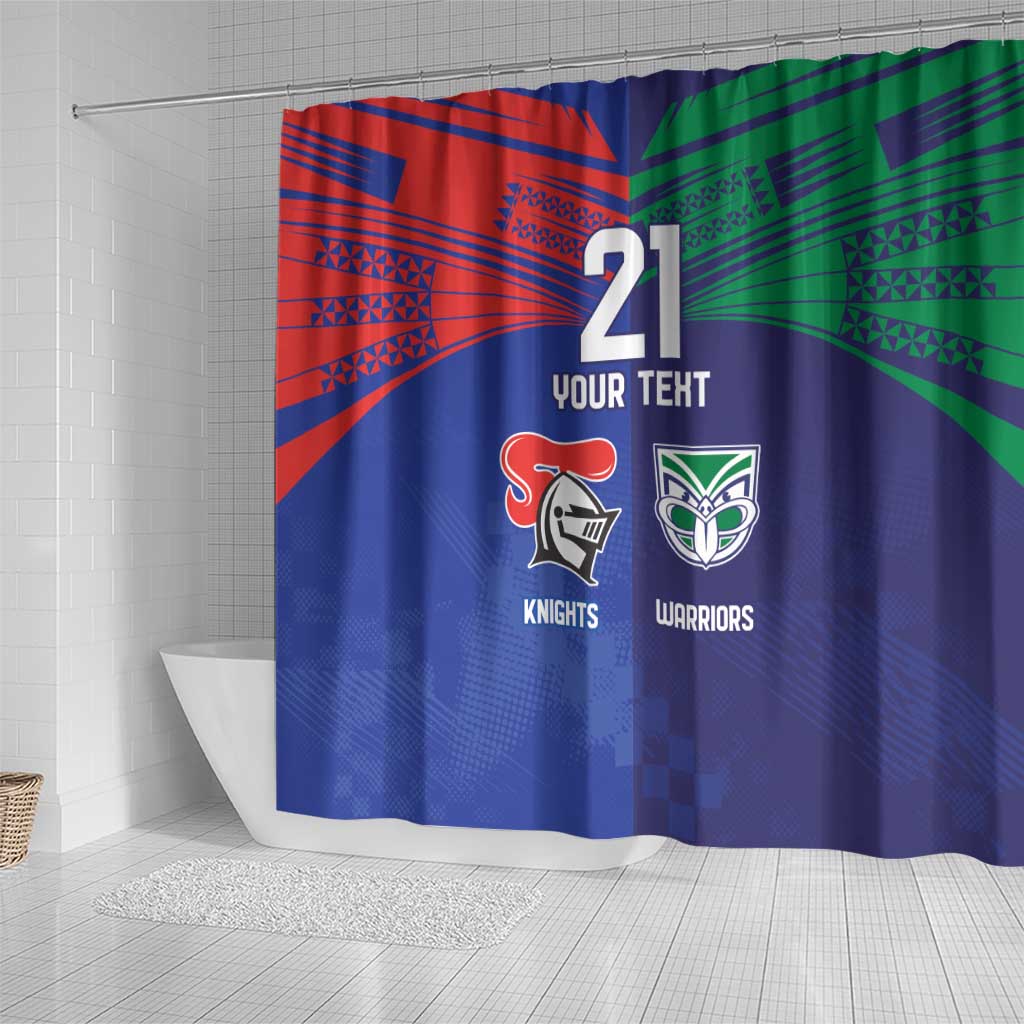Custom Warriors-Knights Shower Curtain Together Sporty Style