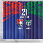 Custom Warriors-Knights Shower Curtain Together Sporty Style