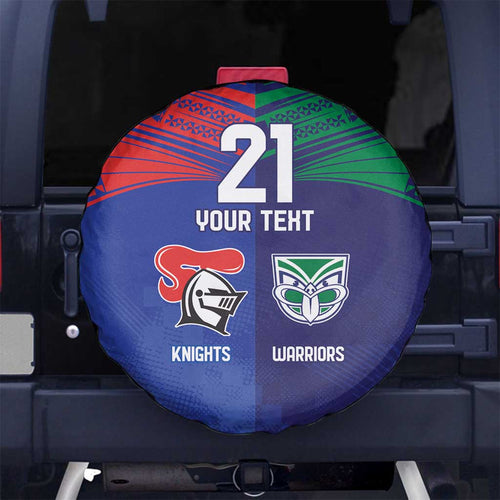 Custom Warriors-Knights Spare Tire Cover Together Sporty Style