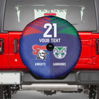 Custom Warriors-Knights Spare Tire Cover Together Sporty Style