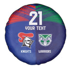 Custom Warriors-Knights Spare Tire Cover Together Sporty Style