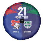 Custom Warriors-Knights Spare Tire Cover Together Sporty Style