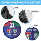 Custom Warriors-Knights Spare Tire Cover Together Sporty Style