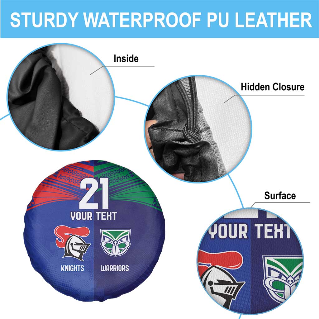 Custom Warriors-Knights Spare Tire Cover Together Sporty Style