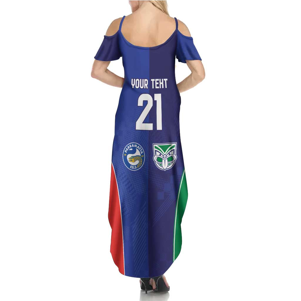 Custom Warriors-Knights Summer Maxi Dress Together Sporty Style