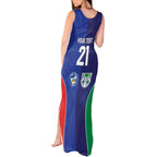 Custom Warriors-Knights Tank Maxi Dress Together Sporty Style