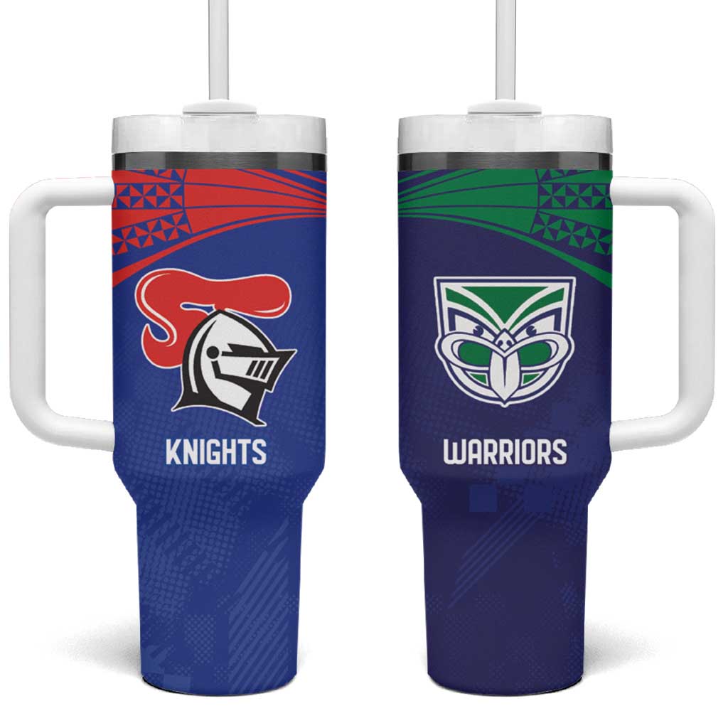 Custom Warriors-Knights Tumbler With Handle Together Sporty Style