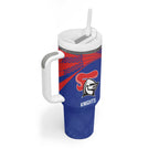 Custom Warriors-Knights Tumbler With Handle Together Sporty Style