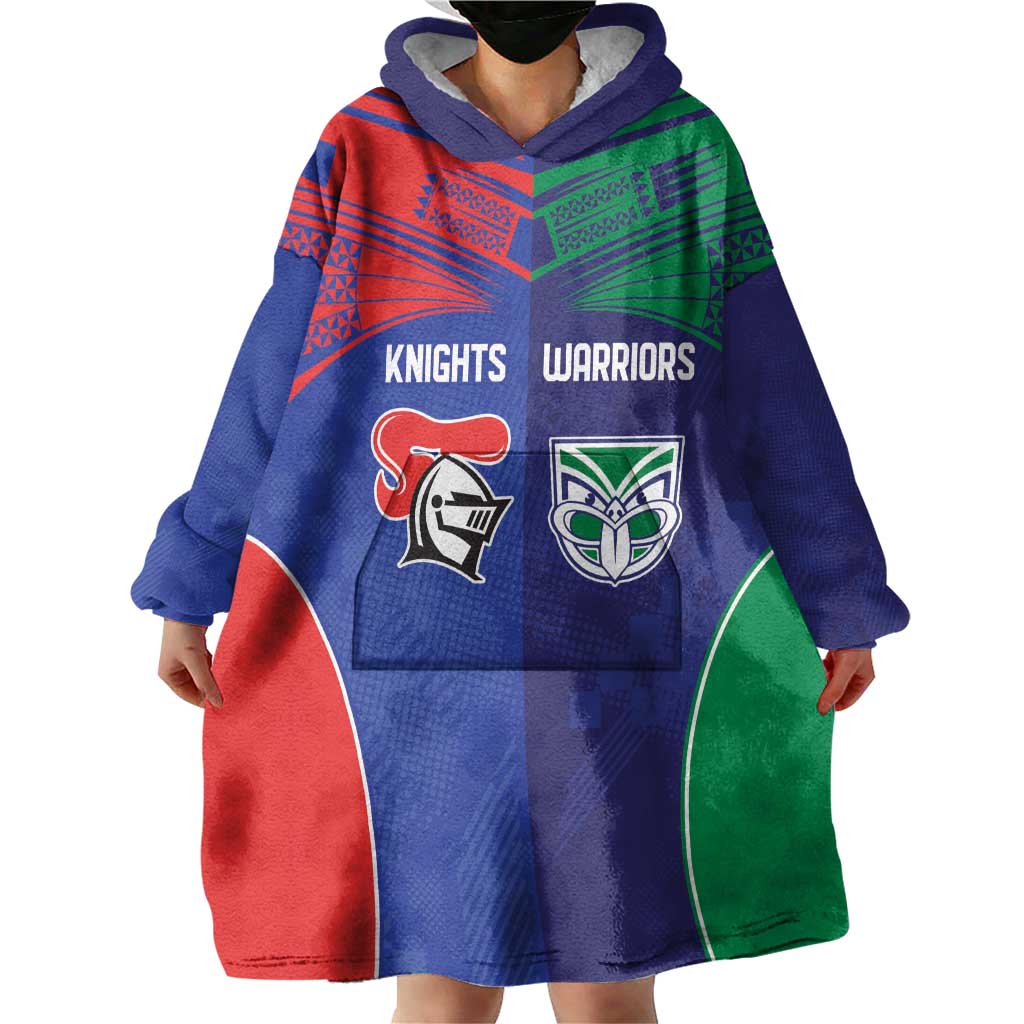 Custom Warriors-Knights Wearable Blanket Hoodie Together Sporty Style