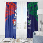 Custom Warriors-Knights Window Curtain Together Sporty Style