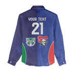Custom Warriors-Knights Women Casual Shirt Together Sporty Style