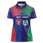 Custom Warriors-Knights Women Polo Shirt Together Sporty Style