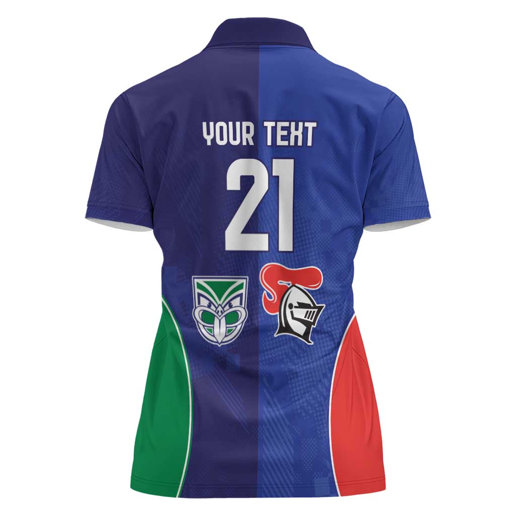Custom Warriors-Knights Women Polo Shirt Together Sporty Style