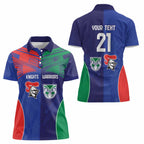 Custom Warriors-Knights Women Polo Shirt Together Sporty Style
