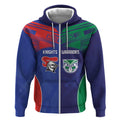 Custom Warriors-Knights Zip Hoodie Together Sporty Style