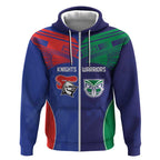 Custom Warriors-Knights Zip Hoodie Together Sporty Style