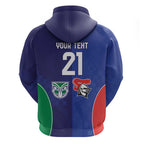 Custom Warriors-Knights Zip Hoodie Together Sporty Style