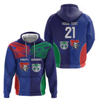 Custom Warriors-Knights Zip Hoodie Together Sporty Style