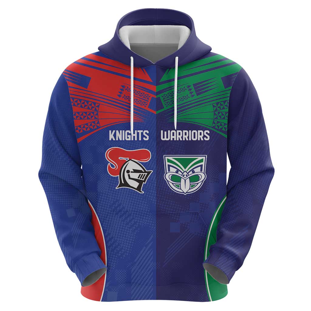Custom Warriors-Knights Zip Hoodie Together Sporty Style