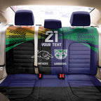 Custom Warriors-Panthers Back Car Seat Cover Together Sporty Style