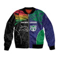 Custom Warriors-Panthers Bomber Jacket Together Sporty Style