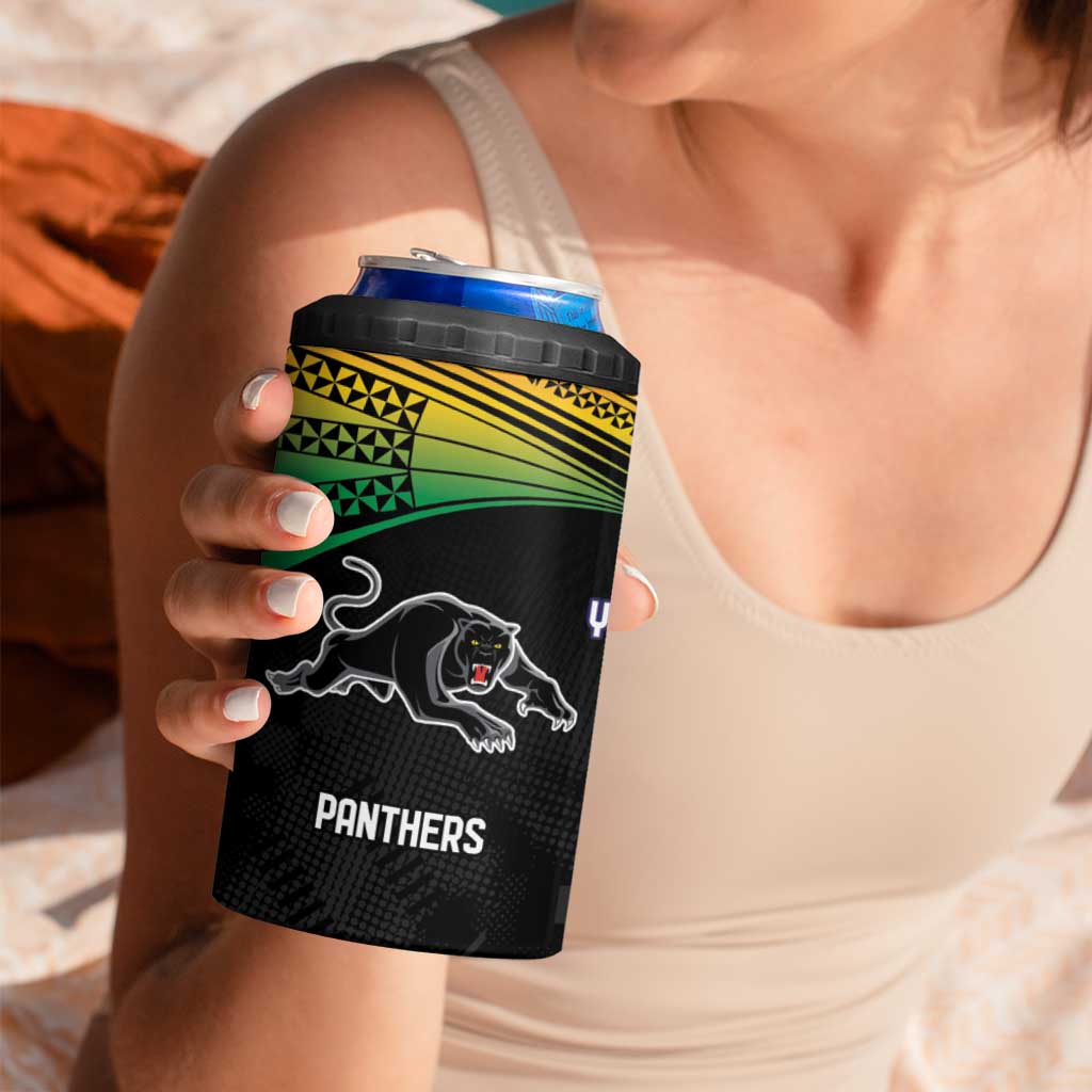 Custom Warriors-Panthers 4 in 1 Can Cooler Tumbler Together Sporty Style