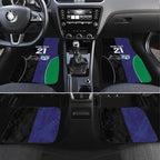 Custom Warriors-Panthers Car Mats Together Sporty Style
