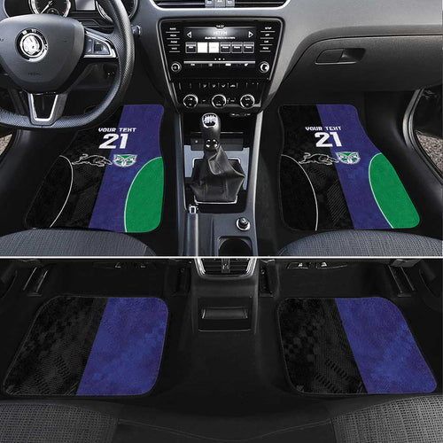 Custom Warriors-Panthers Car Mats Together Sporty Style