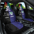 Custom Warriors-Panthers Car Seat Cover Together Sporty Style