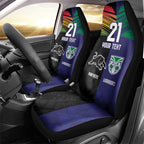 Custom Warriors-Panthers Car Seat Cover Together Sporty Style