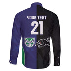 Custom Warriors-Panthers Family Matching Off Shoulder Short Dress and Hawaiian Shirt Together Sporty Style