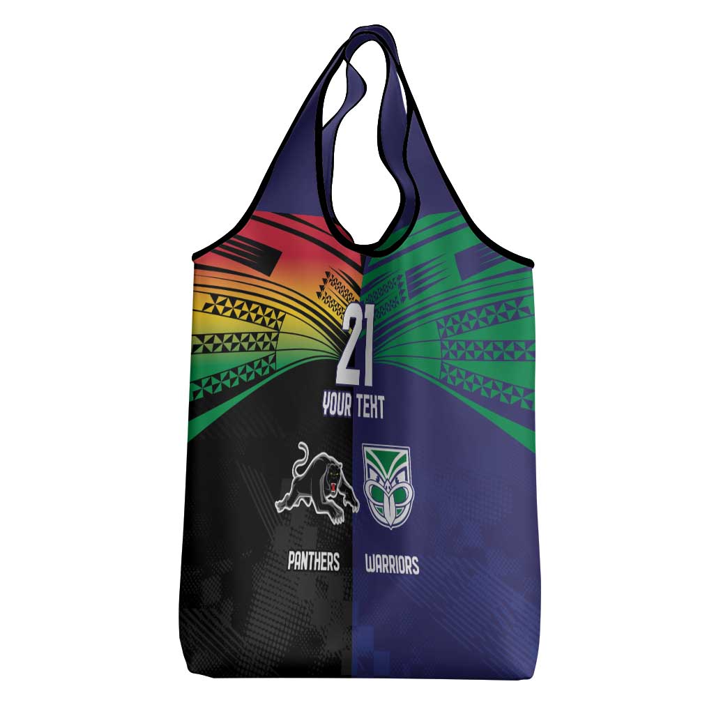 Custom Warriors-Panthers Grocery Bag Together Sporty Style