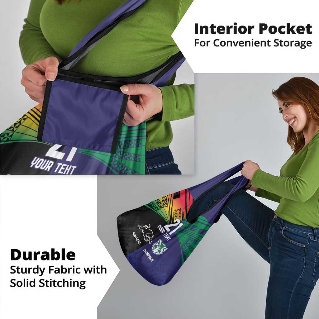 Custom Warriors-Panthers Grocery Bag Together Sporty Style