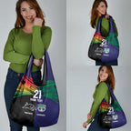 Custom Warriors-Panthers Grocery Bag Together Sporty Style