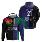 Custom Warriors-Panthers Hoodie Together Sporty Style