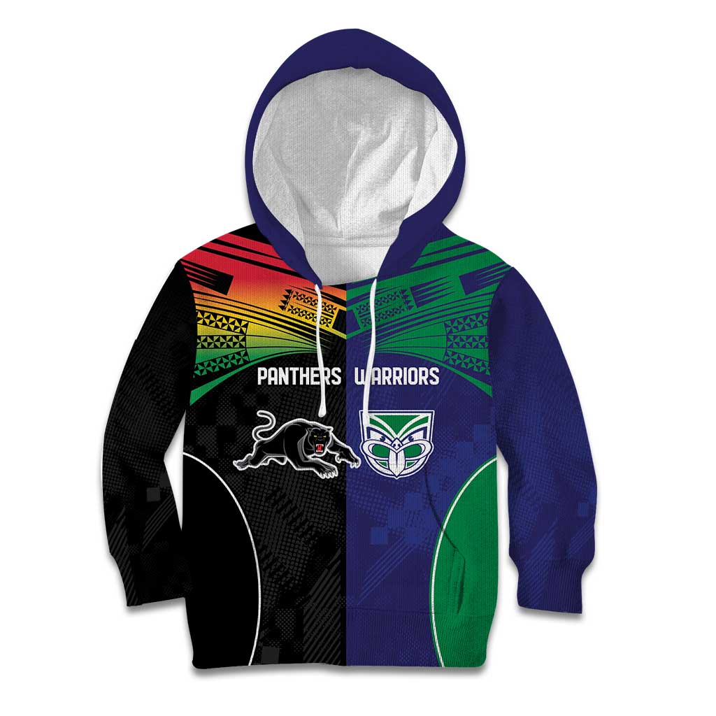 Custom Warriors-Panthers Kid Hoodie Together Sporty Style