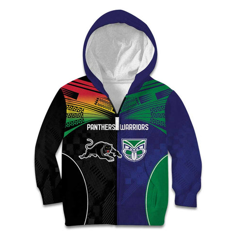 Custom Warriors-Panthers Kid Hoodie Together Sporty Style