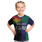 Custom Warriors-Panthers Kid T Shirt Together Sporty Style