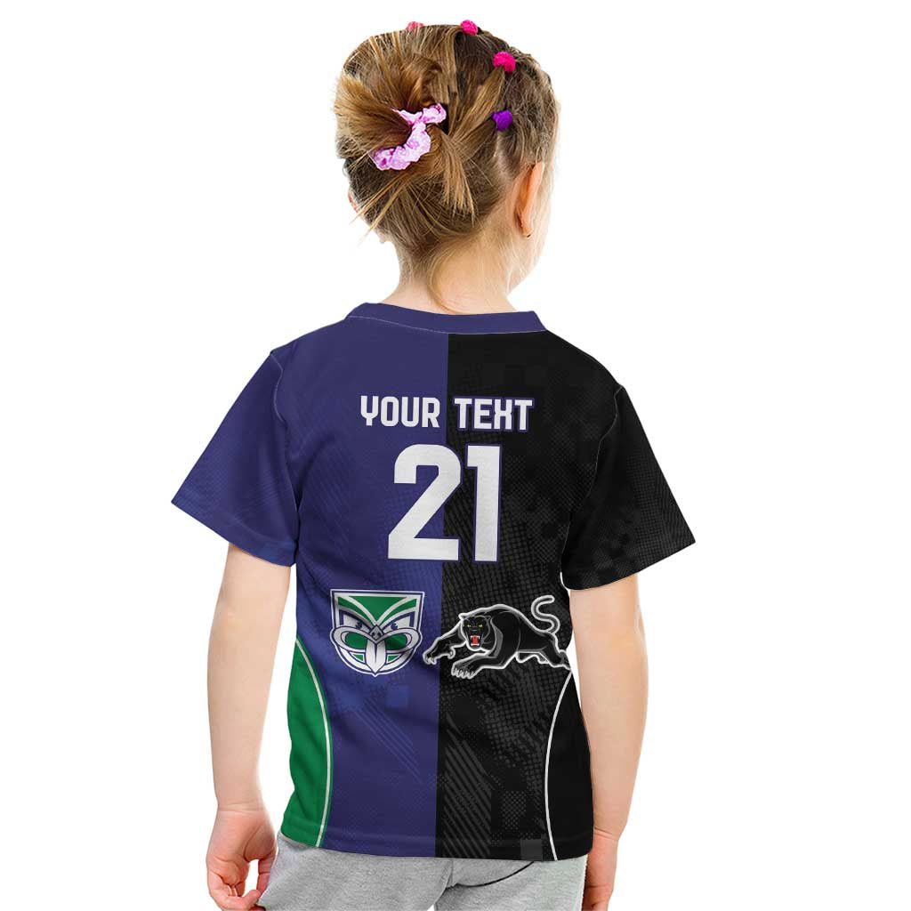 Custom Warriors-Panthers Kid T Shirt Together Sporty Style