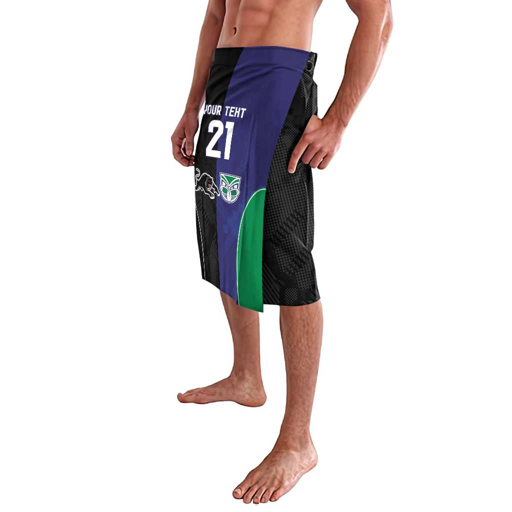 Custom Warriors-Panthers Lavalava Together Sporty Style