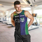 Custom Warriors-Panthers Men Tank Top Together Sporty Style