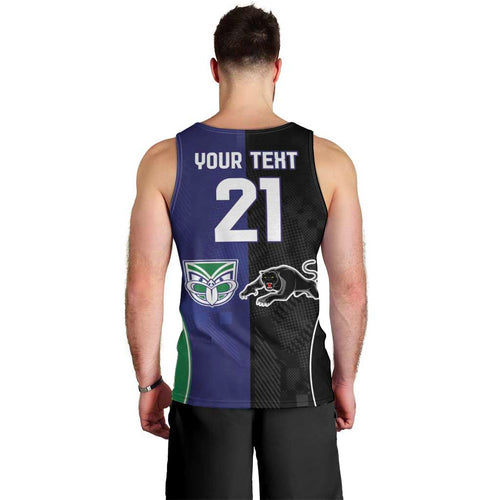 Custom Warriors-Panthers Men Tank Top Together Sporty Style
