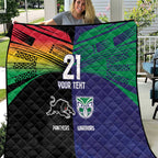 Custom Warriors-Panthers Quilt Together Sporty Style