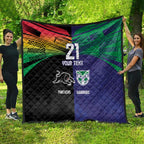 Custom Warriors-Panthers Quilt Together Sporty Style